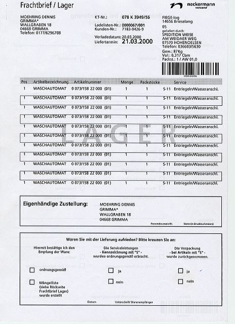 Neckermann Bill 3