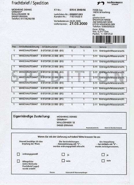 Neckermann Bill 4