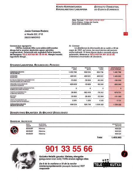 Tele Kutxa Bill 1